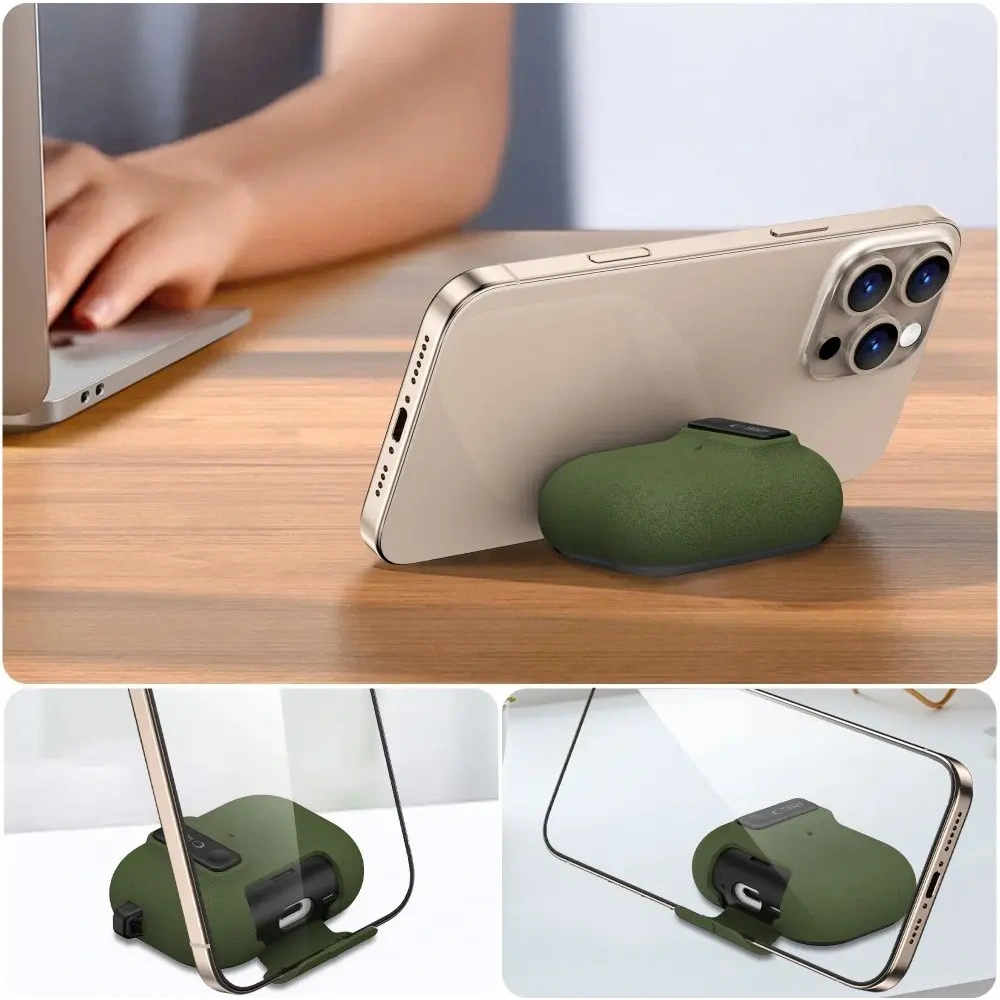Etui Tech-Protect Slim Hook do Apple AirPods Pro 3 Olive Green