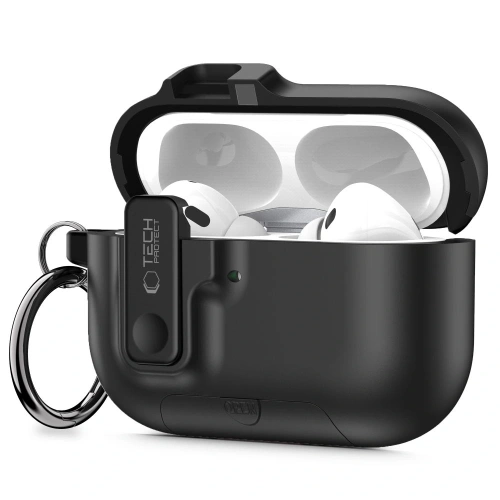 Etui Tech-Protect Slim Hook do Apple AirPods Pro 3 Black