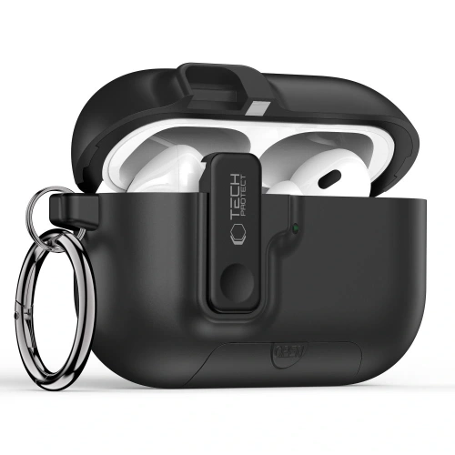 Etui Tech-Protect Slim Hook do Apple AirPods Pro 3 Black