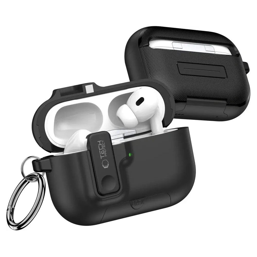 Etui Tech-Protect Slim Hook do Apple AirPods Pro 3 Black