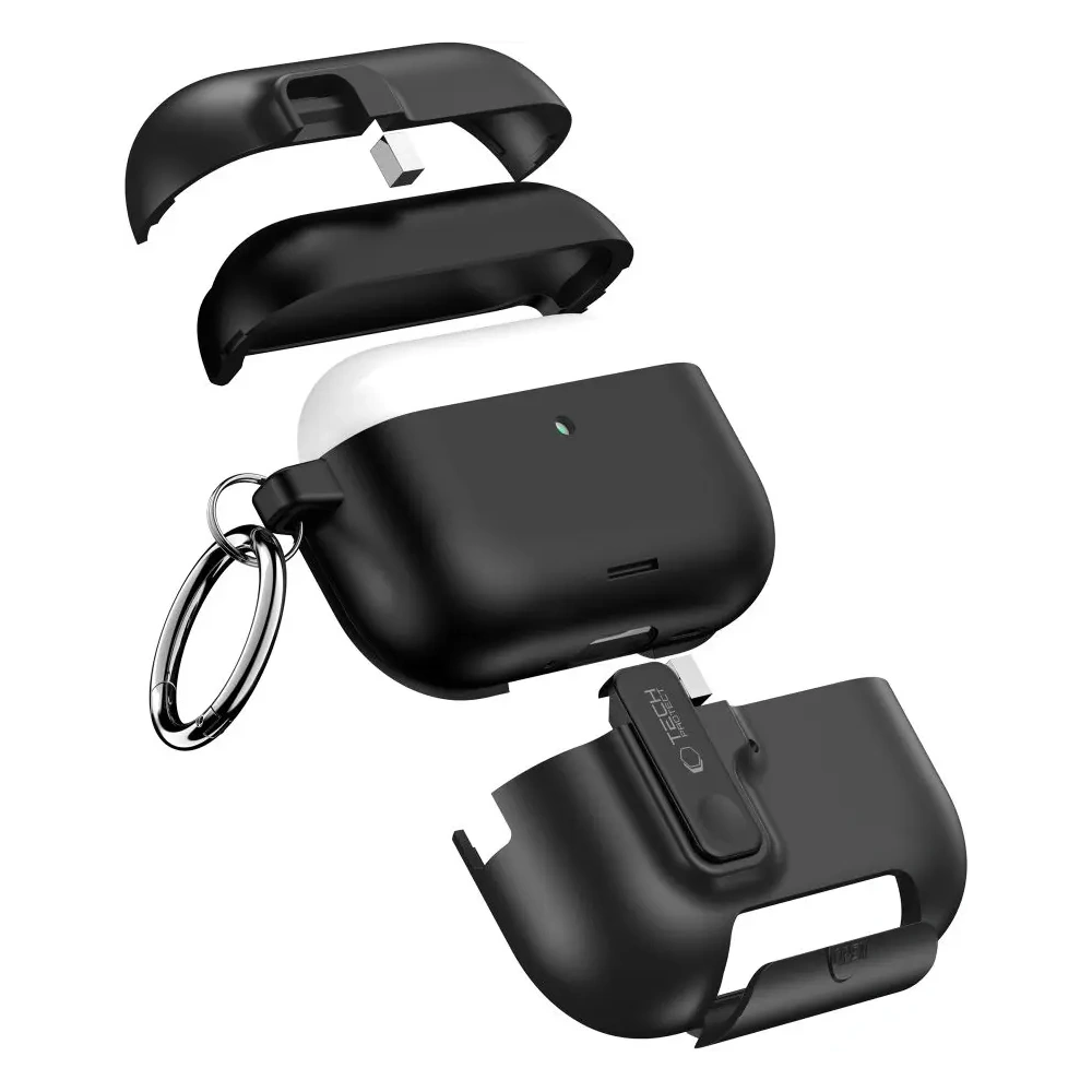 Etui Tech-Protect Slim Hook do Apple AirPods Pro 3 Black