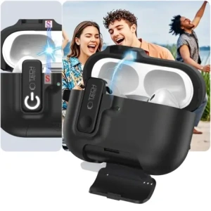 Etui Tech-Protect Slim Hook do Apple AirPods Pro 3 Black