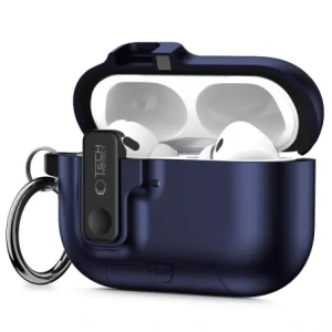 Etui Tech-Protect Slim Hook do Apple AirPods Pro 3 Navy Blue