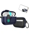 Etui Tech-Protect Slim Hook do Apple AirPods Pro 3 Navy Blue