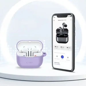 Etui Tech-Protect Silicone Hook Samsung Galaxy Buds 3 / 3 FE / 3 Pro Lavender
