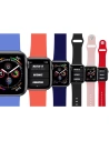 Kup Elastický pásek PURO ICON Band Apple Watch 4/5/6/7/SE/8/9/10 40/41/42mm (S/M & M/L) (bílý) - PUR137WHT - {ean13} - Sklep Home Screen