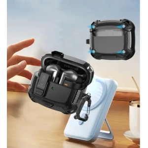 Etui Tech-Protect Carbonox MagSafe do Samsung Galaxy Buds 3 / 3 FE / 3 Pro Black