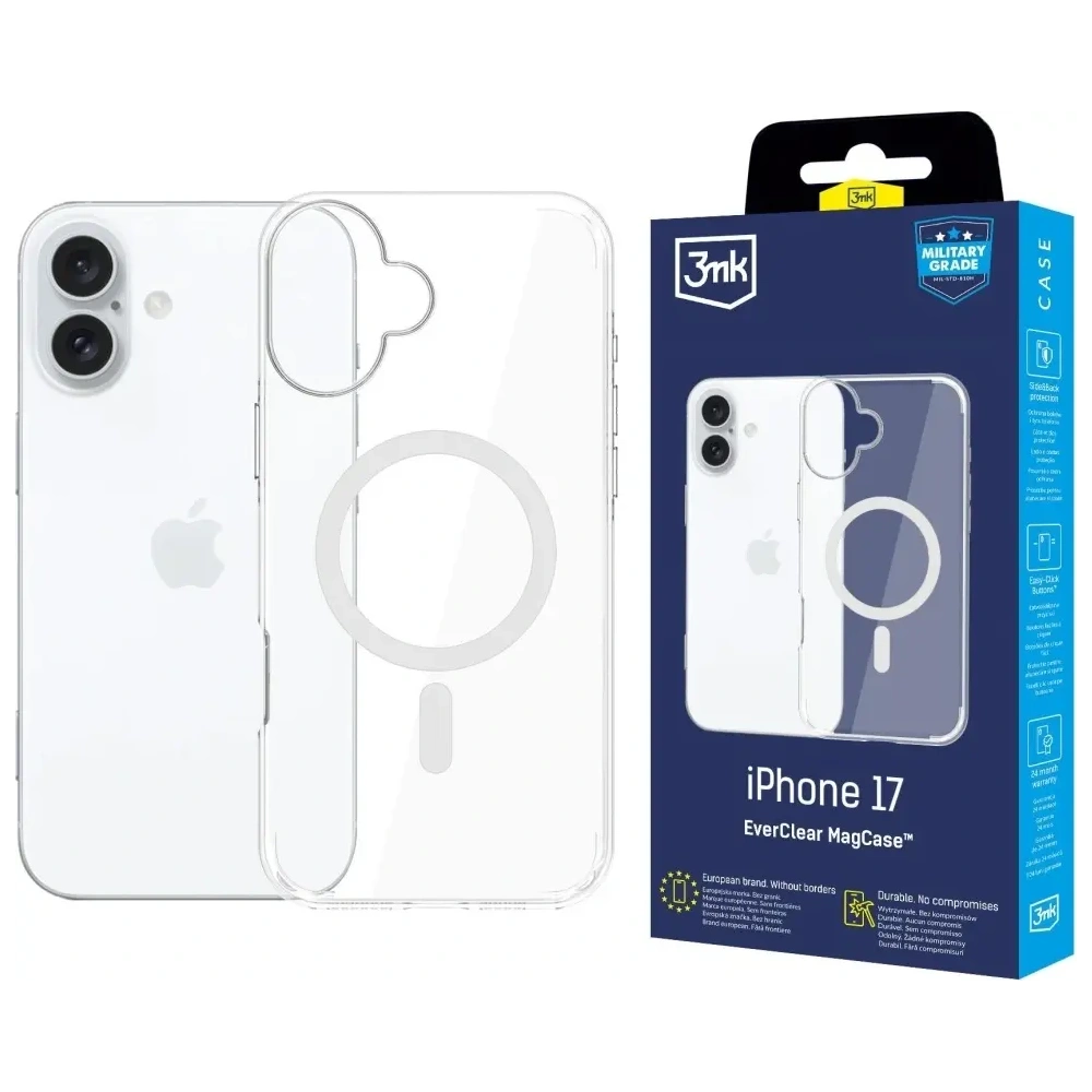 Etui 3MK EverClear MagCase do Apple iPhone 17