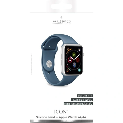 Buy Flexible PURO ICON Band Apple Watch 4/5/6/7/SE/8/9/Ultra 44/45/49mm (S/M & M/L) (Avio) - PUR138AVIO - {ean13} - Home Screen Store Europe