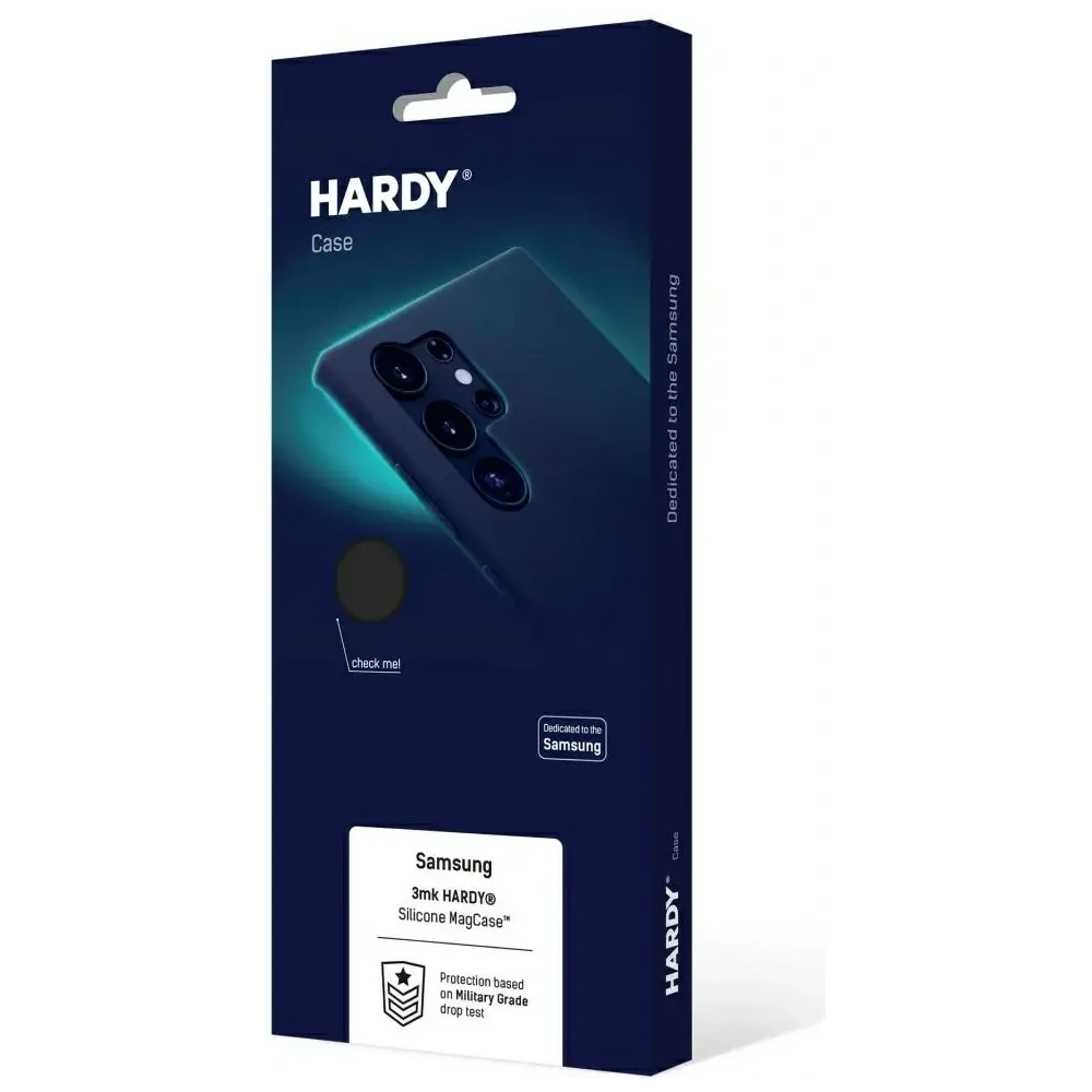 Etui 3MK HARDY Silicone MagCase do Samsung Galaxy S25 Edge czarny