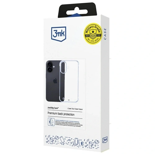 Etui 3MK Just20g Clear Case do Apple iPhone 17