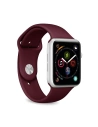 Elastisches PURO ICON Band Apple Watch 4/5/6/7/SE/8/9/Ultra 44/45/49mm (S/M & M/L) (bordeaux)