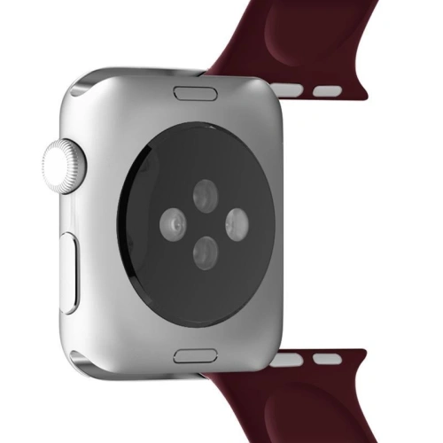 Buy Flexible PURO ICON Band Apple Watch 4/5/6/7/SE/8/9/Ultra 44/45/49mm (S/M & M/L) (burgundy) - PUR139RED - {ean13} - Home Screen Store Europe