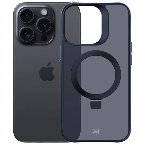 Etui z uchwytem 3MK Smoke Case Mag&Stand do Apple iPhone 16 Pro Max