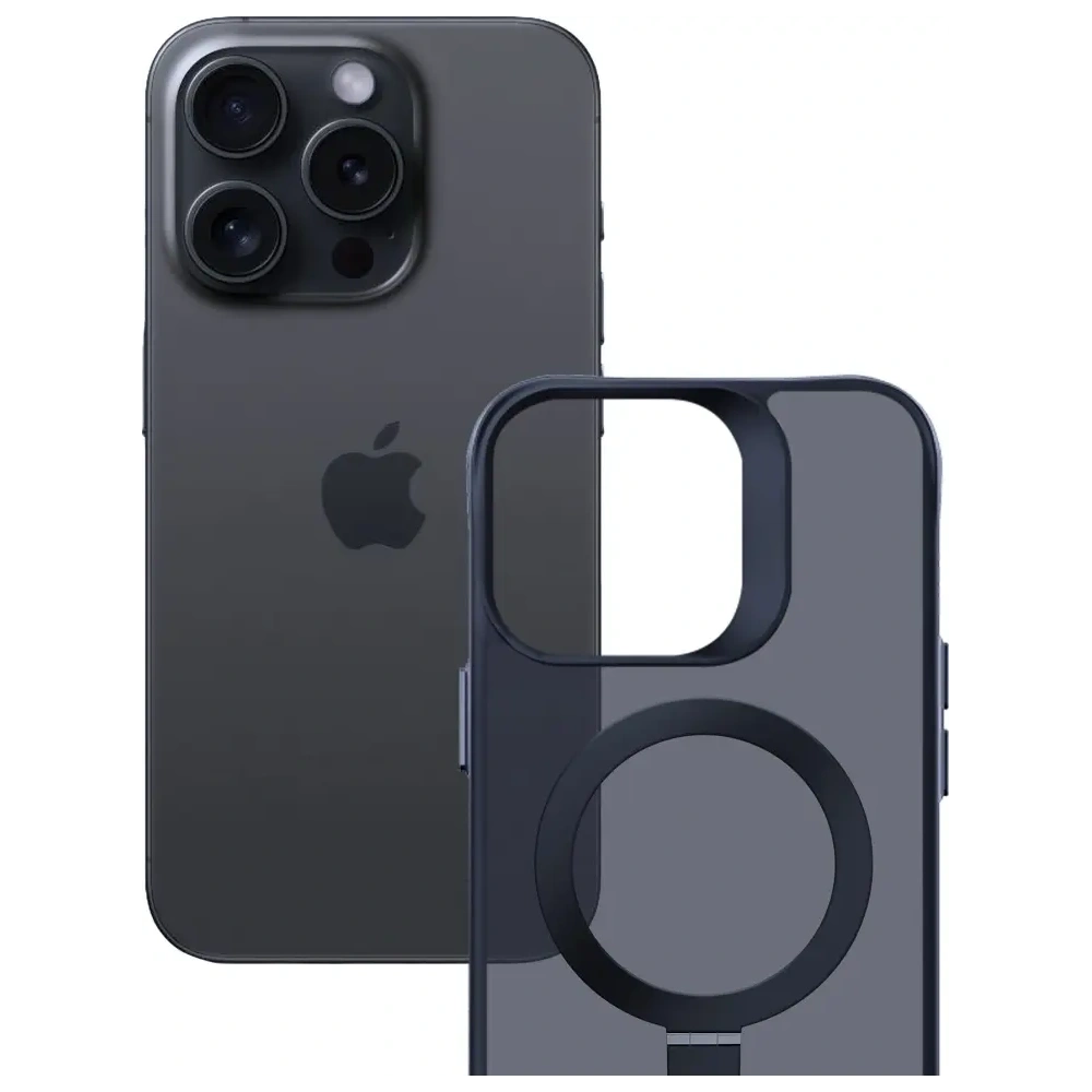 Etui z uchwytem 3MK Smoke Case Mag&Stand do Apple iPhone 16 Pro Max