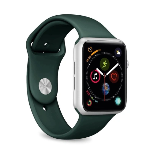 Kup Elastisches PURO ICON Band Apple Watch 4/5/6/7/SE/8/9/Ultra 44/45/49mm (S/M & M/L) (dunkelgrün) - PUR140GRN - {ean13} - Sklep Home Screen