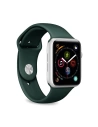 Elastisches PURO ICON Band Apple Watch 4/5/6/7/SE/8/9/Ultra 44/45/49mm (S/M & M/L) (dunkelgrün)