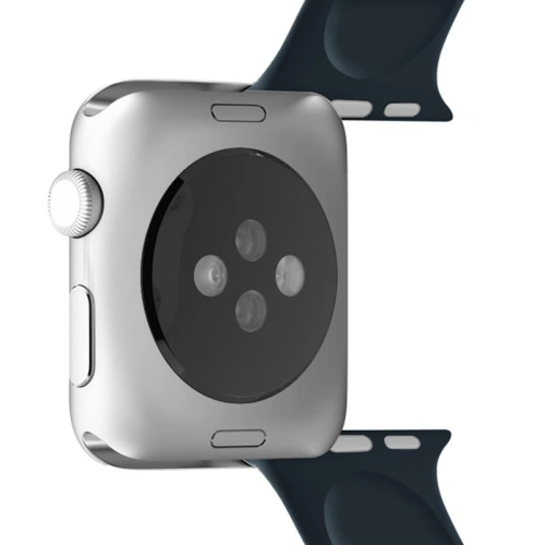 Kup Panglica elastică PURO ICON Band Apple Watch 4/5/6/7/SE/8/9/Ultra 44/45/49mm (S/M & M/L) (Albastru Navy) - PUR142NAV - {ean13} - Sklep Home Screen
