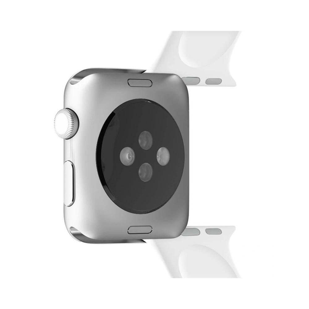 Elastyczny pasek PURO ICON Band Apple Watch 4/5/6/7/SE/8/9/Ultra 44/45/49mm (S/M & M/L) (biały)