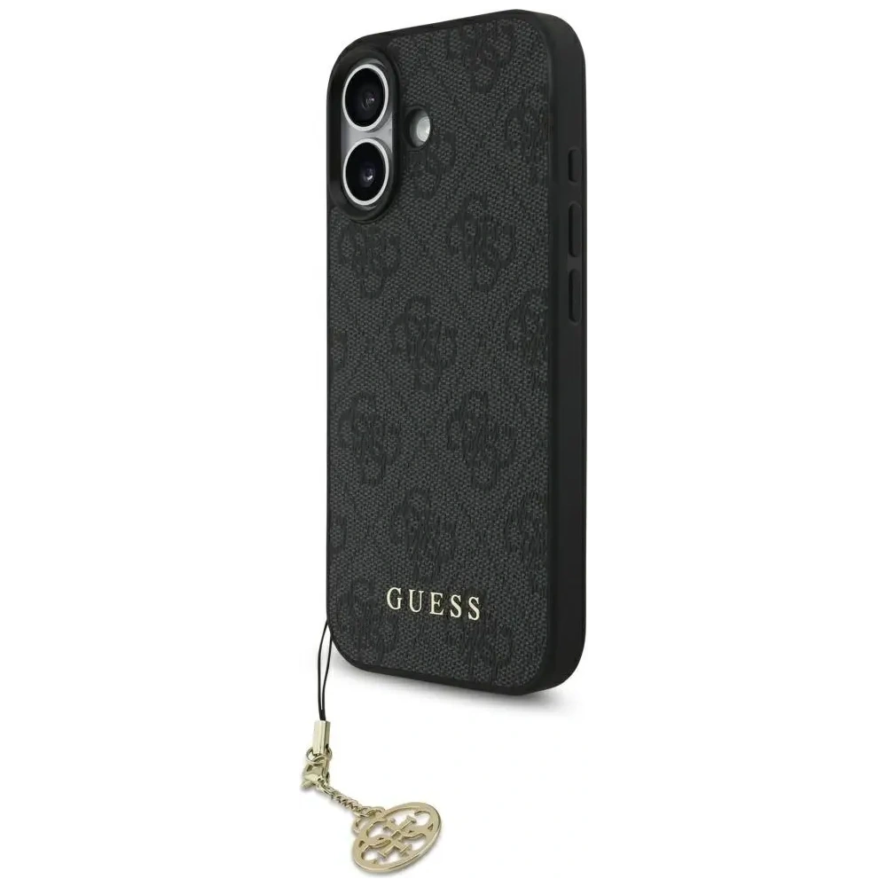 Etui Guess 4G Charms Collection MagSafe do Apple iPhone 17 czarny