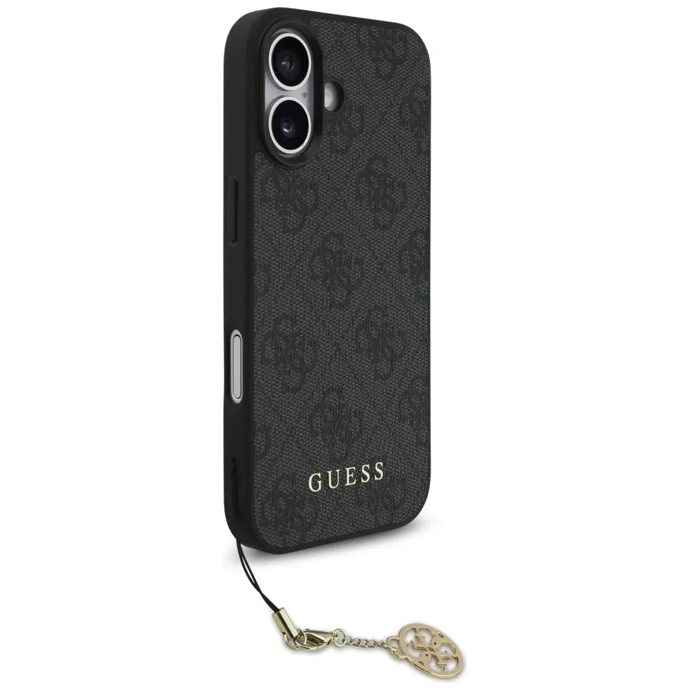 Etui Guess 4G Charms Collection MagSafe do Apple iPhone 17 czarny