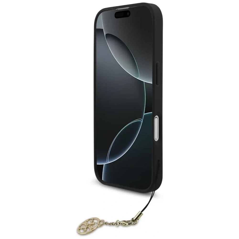 Etui Guess 4G Charms Collection MagSafe do Apple iPhone 17 czarny
