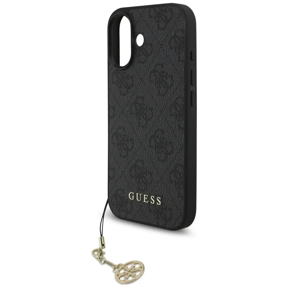 Etui Guess 4G Charms Collection MagSafe do Apple iPhone 17 czarny