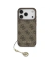 Etui Guess 4G Charms Collection MagSafe do Apple iPhone 17 Pro brązowy