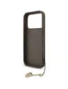 Etui Guess 4G Charms Collection MagSafe do Apple iPhone 17 Pro brązowy