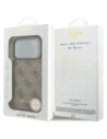 Etui Guess 4G Charms Collection MagSafe do Apple iPhone 17 Pro brązowy