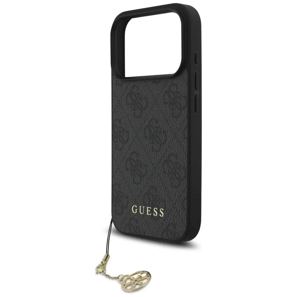 Etui Guess 4G Charms Collection MagSafe do Apple iPhone 17 Pro czarny