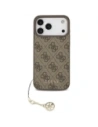 Etui Guess 4G Charms Collection MagSafe do Apple iPhone 17 Pro Max brązowy