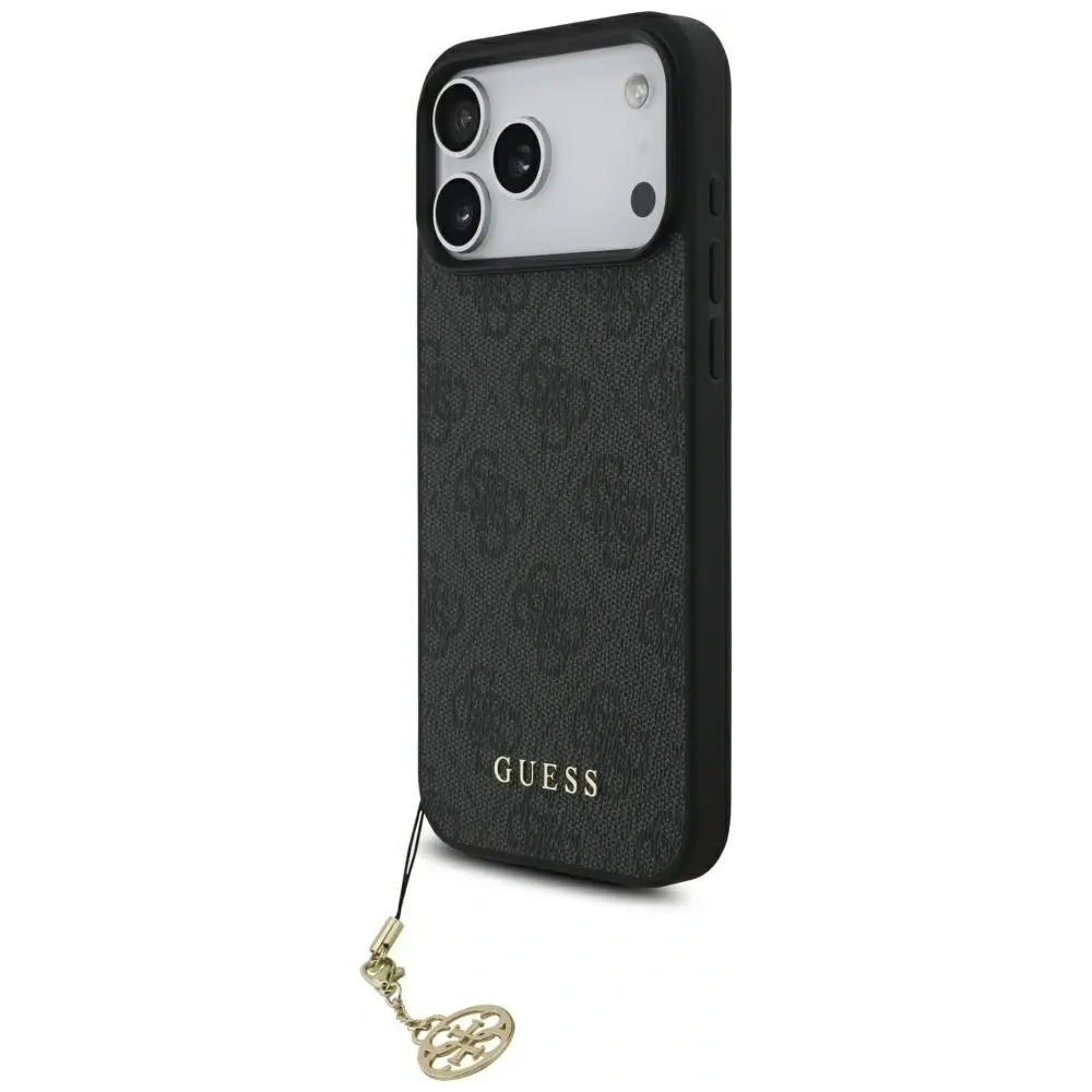 Etui Guess 4G Charms Collection MagSafe do Apple iPhone 17 Pro Max czarny