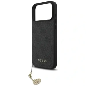 Etui Guess 4G Charms Collection MagSafe do Apple iPhone 17 Pro Max czarny