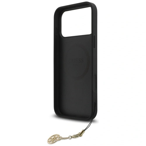 Etui Guess 4G Charms Collection MagSafe do Apple iPhone 17 Pro Max czarny