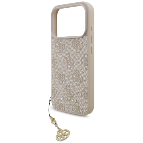 Etui Guess 4G Charms Collection MagSafe do Apple iPhone 17 Pro różowy