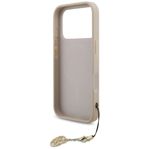 Etui Guess 4G Charms Collection MagSafe do Apple iPhone 17 Pro różowy