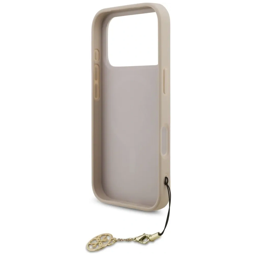 Etui Guess 4G Charms Collection MagSafe do Apple iPhone 17 Pro różowy