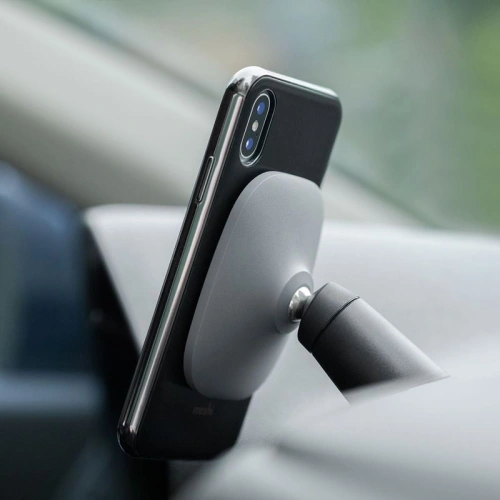 Kup Următorul text tradus este:Uchwyt magnetic pentru mașină Moshi SnapTo Magnetic Car Mount (Gray) - MOSH055GRY - {ean13} - Sklep Home Screen