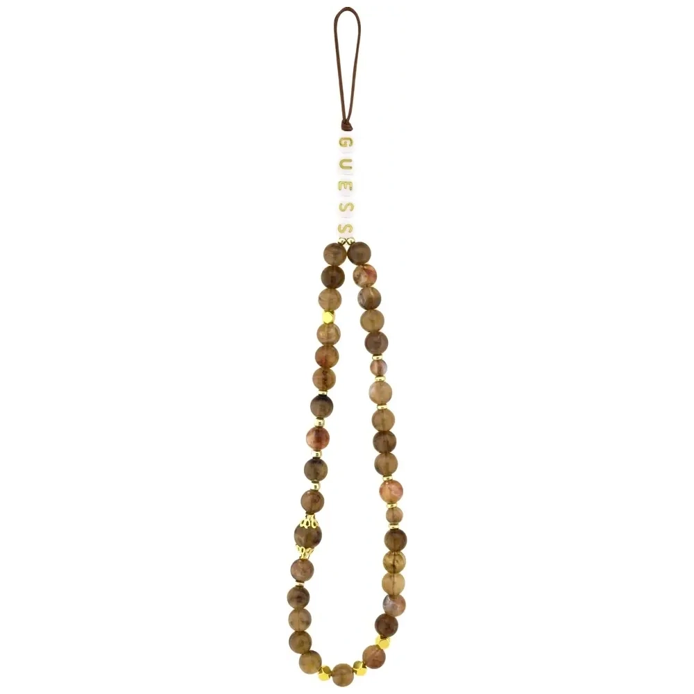 Etui Guess 4G Strap 4G Classic Logo do Apple iPhone 16 brązowy