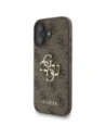 Etui Guess 4G Strap 4G Classic Logo do Apple iPhone 16 brązowy