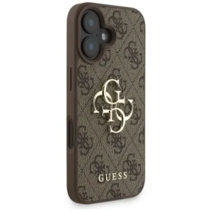 Etui Guess 4G Strap 4G Classic Logo do Apple iPhone 16 brązowy