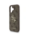 Etui Guess 4G Strap 4G Classic Logo do Apple iPhone 16 brązowy