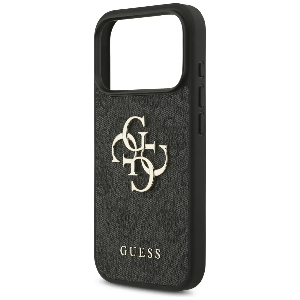 Etui Guess 4G Strap 4G Classic Logo do Apple iPhone 17 Pro czarny