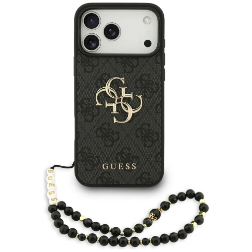 Etui Guess 4G Strap 4G Classic Logo do Apple iPhone 17 Pro Max czarny