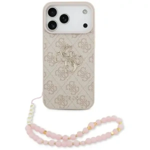 Etui Guess 4G Strap 4G Classic Logo do Apple iPhone 17 Pro Max różowy