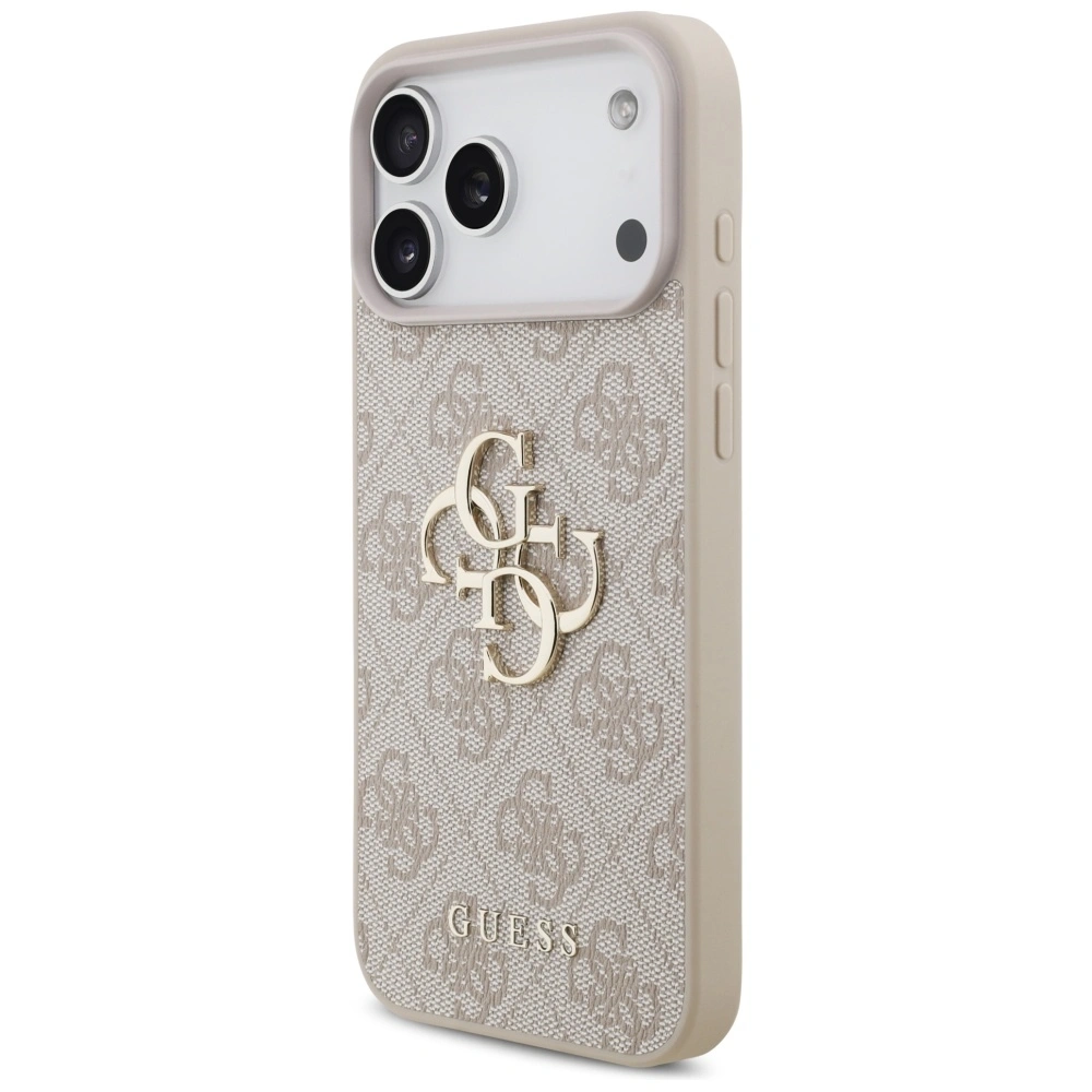 Etui Guess 4G Strap 4G Classic Logo do Apple iPhone 17 Pro Max różowy