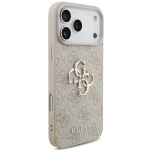 Etui Guess 4G Strap 4G Classic Logo do Apple iPhone 17 Pro Max różowy