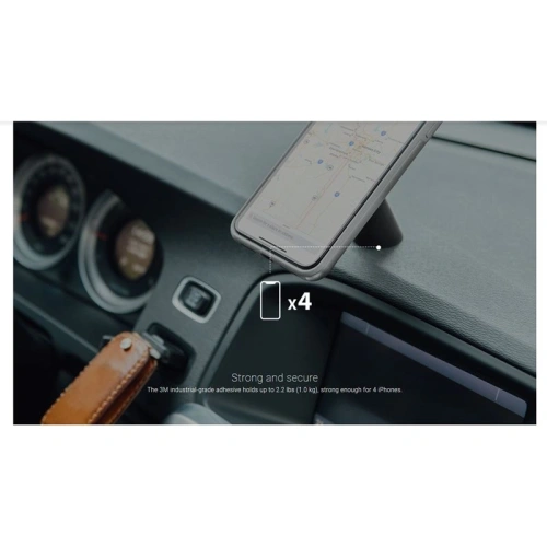 Kup Următorul text tradus este:Uchwyt magnetic pentru mașină Moshi SnapTo Magnetic Car Mount (Gray) - MOSH055GRY - {ean13} - Sklep Home Screen