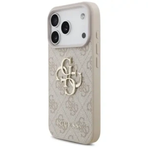 Etui Guess 4G Strap 4G Classic Logo do Apple iPhone 17 Pro różowy